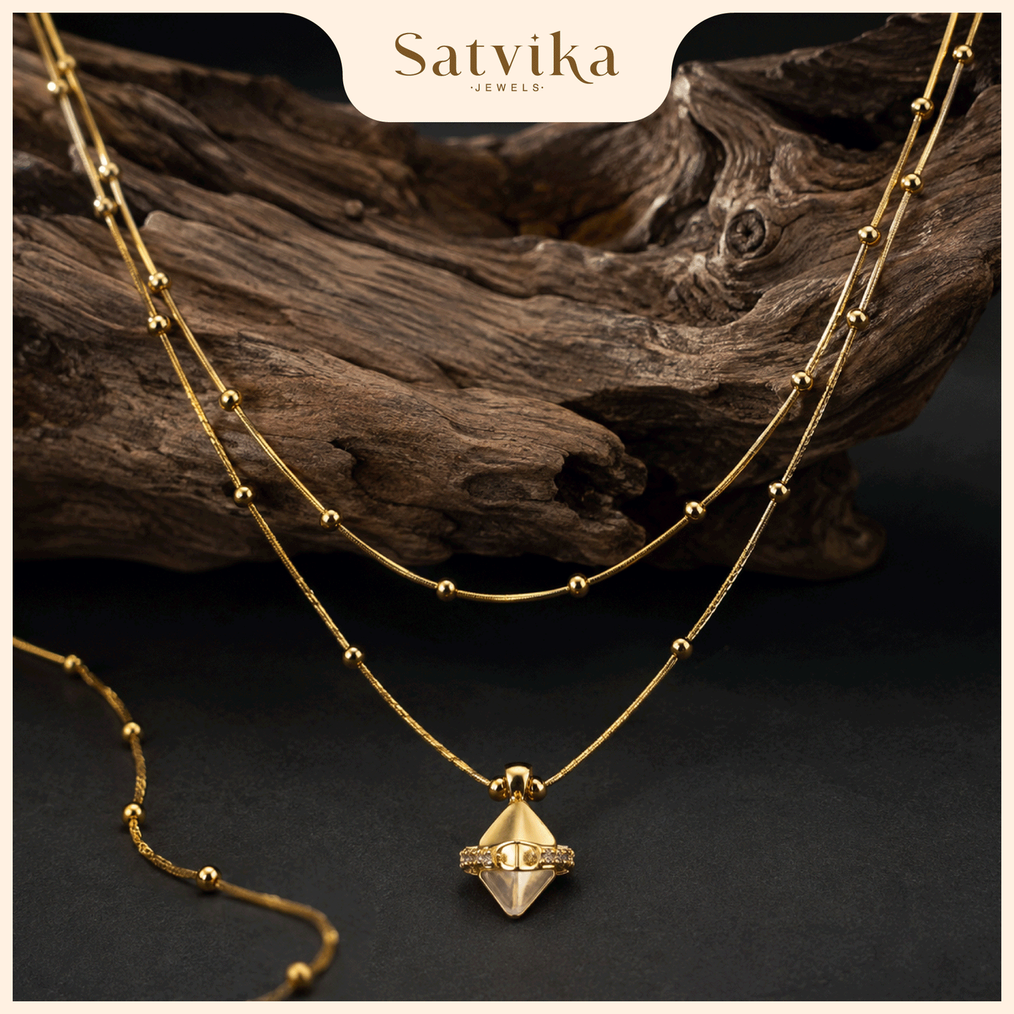 Celestial Charm Layered Pendant Necklace
