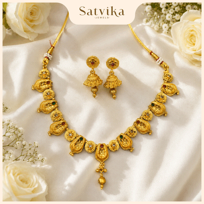 Antique Naga Motif Bridal Necklace