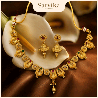 Antique Naga Motif Bridal Necklace