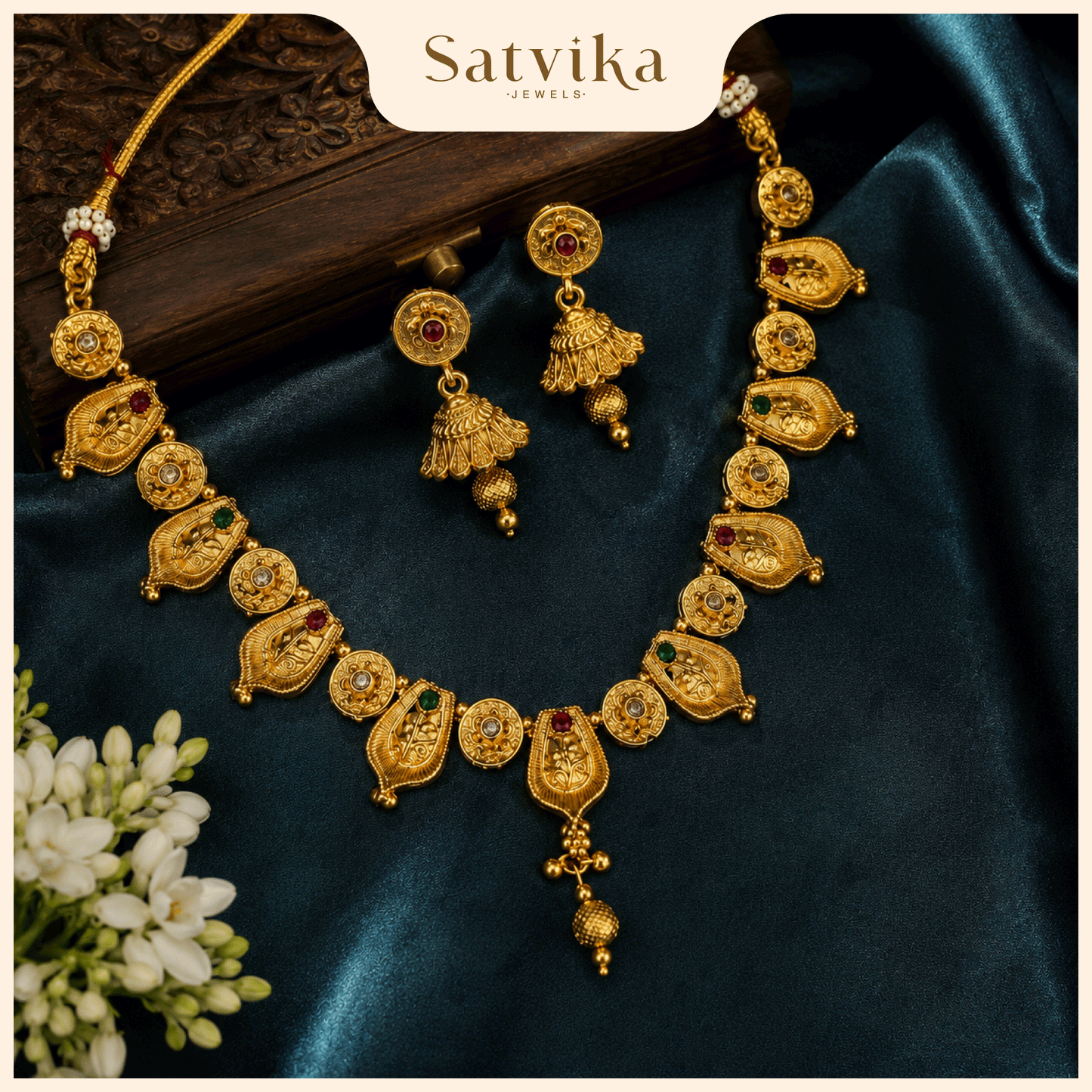 Antique Naga Motif Bridal Necklace
