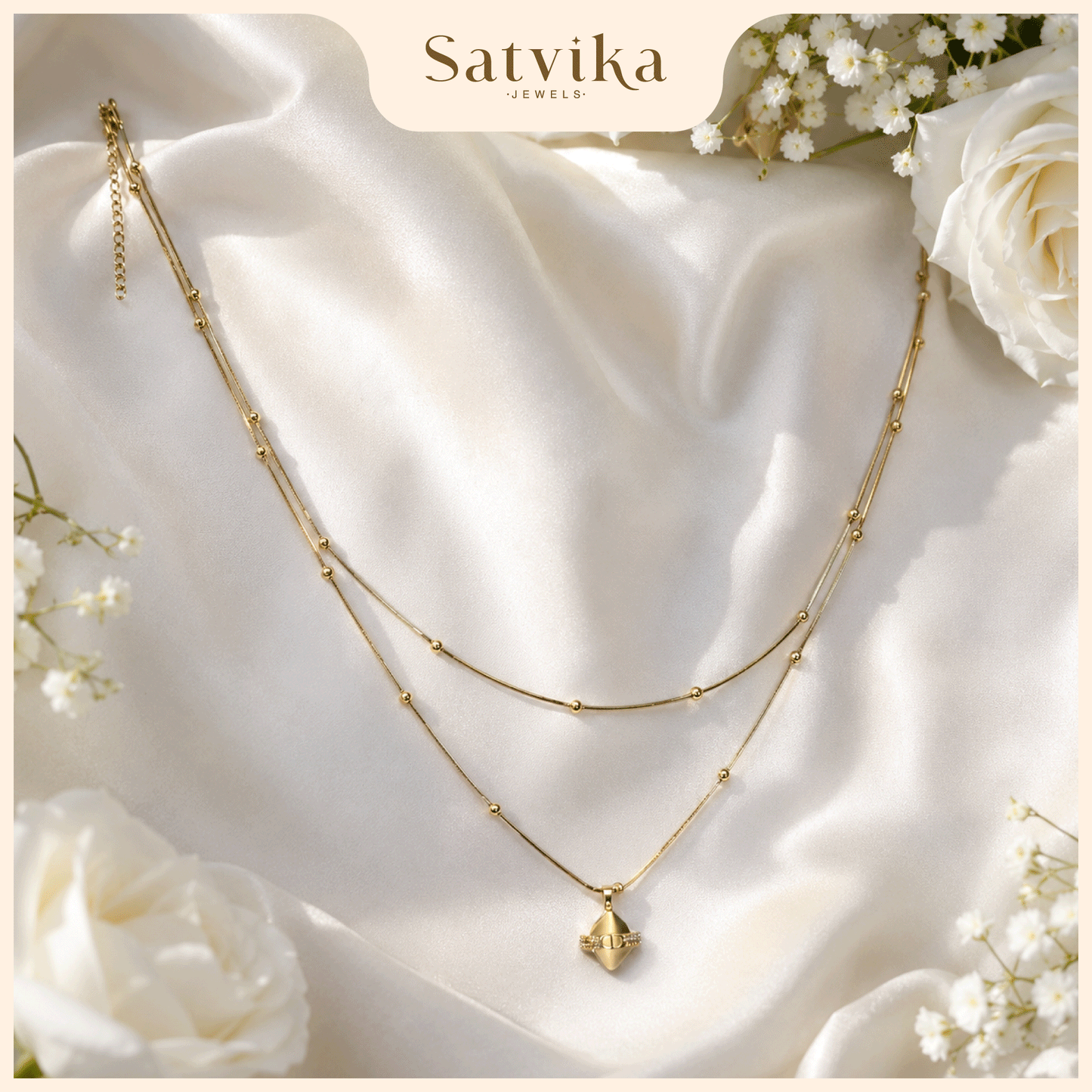 Celestial Charm Layered Pendant Necklace