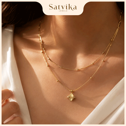 Celestial Charm Layered Pendant Necklace