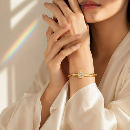 Imperial Mother of Pearl Roman Bracelet
