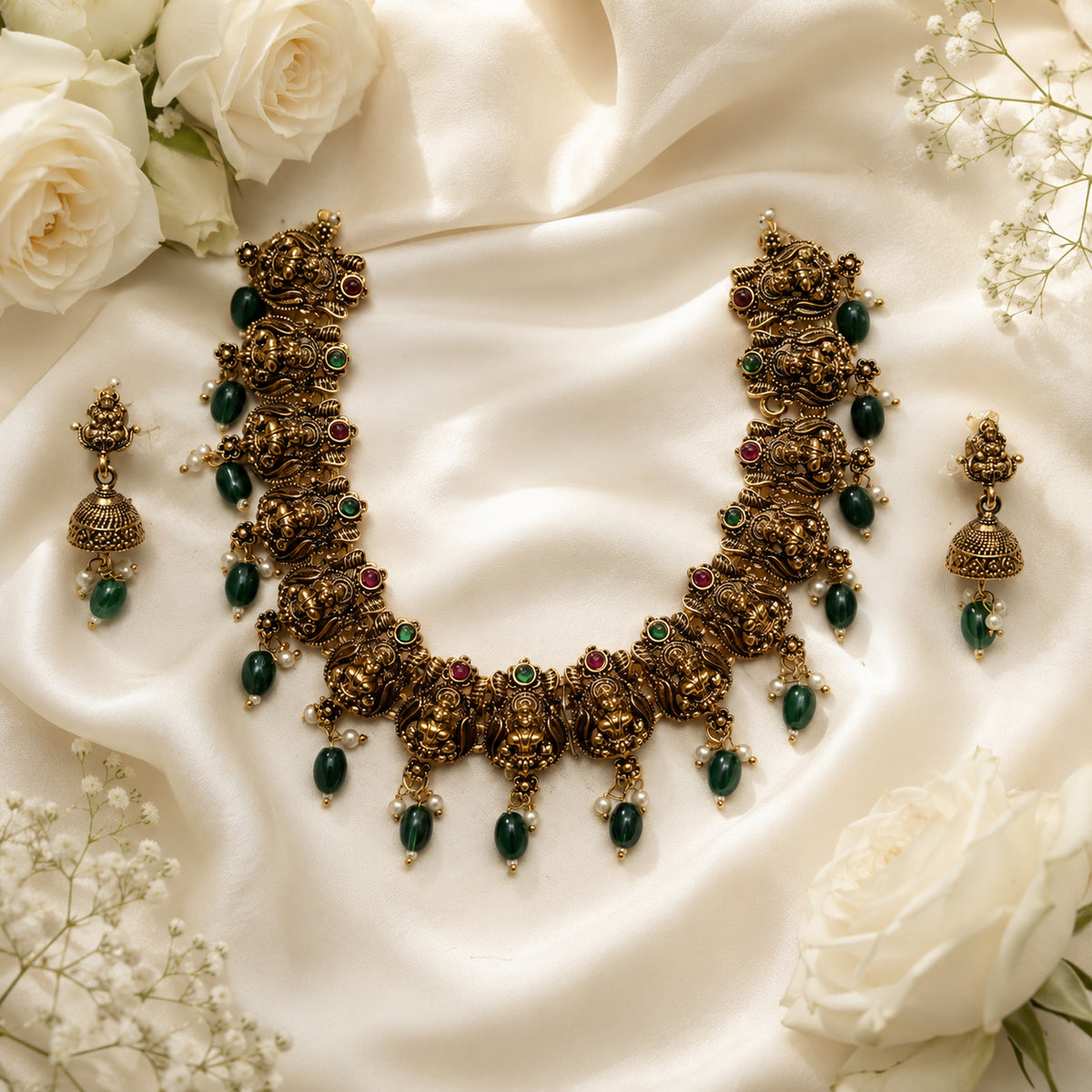 Regal Lakshmi Kundan Heritage Necklace