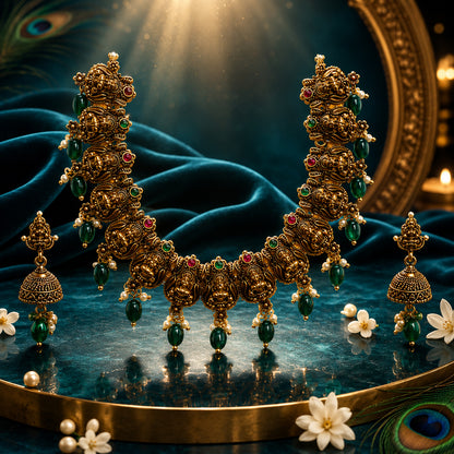 Regal Lakshmi Kundan Heritage Necklace