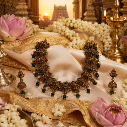 Regal Lakshmi Kundan Heritage Necklace